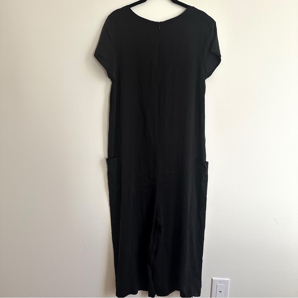 Universal Standard for J.Crew Cupro wide-leg jumpsuit size small J8445 - Picture 9 of 16